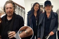 Exclusive | Al Pacino, 85, spotted wearing gold band on ring finger — but Hollywood legend hasn't tied the knot