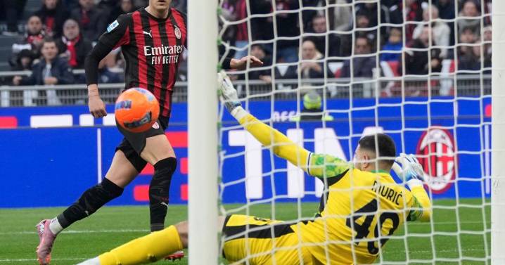 Teenager Bartesaghi scores twice but Milan held to draw, could be overtaken by Napoli and Inter