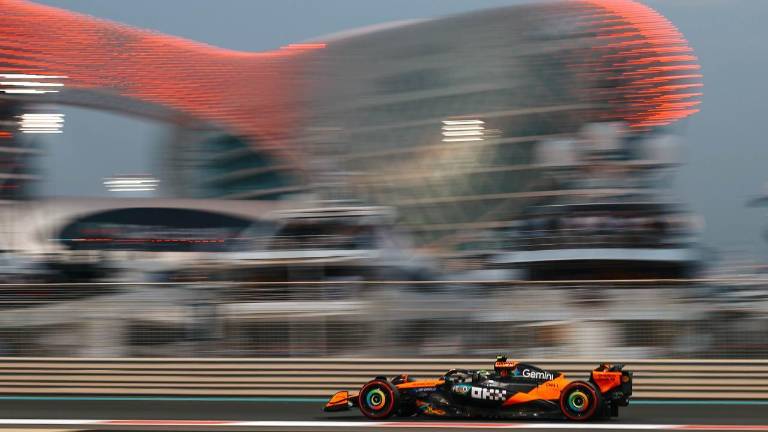 Norris domina ensayos en Abu Dhabi y acaricia su primer título de F1