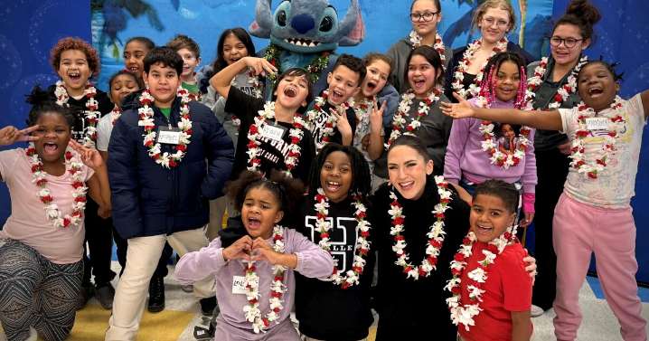 Why was Disney's Stitch in Cleveland?