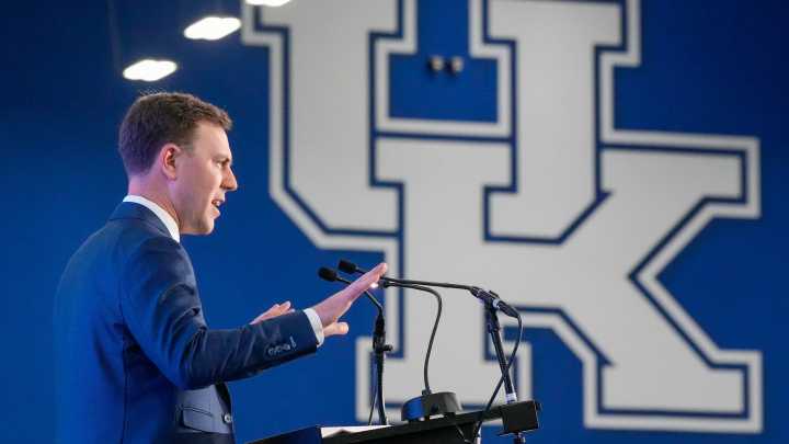 SEE IT: Will Stein introduced as UK football head coach