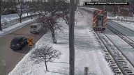 VIDEO: Commuter train collides with car in Illinois