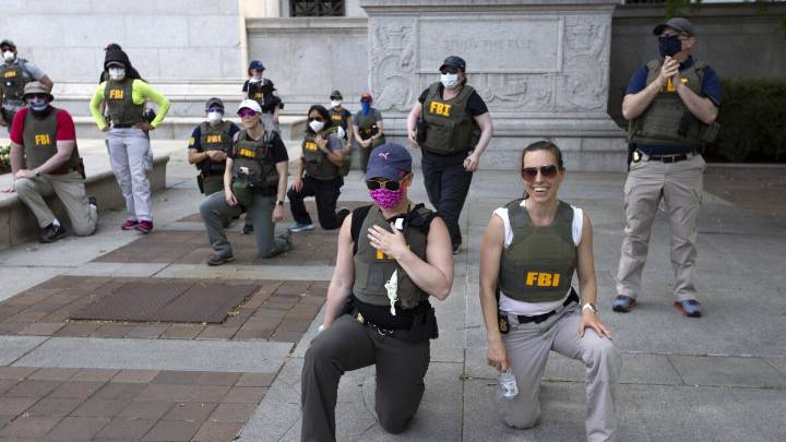 FBI agents sue after being fired for kneeling during racial justice protest
