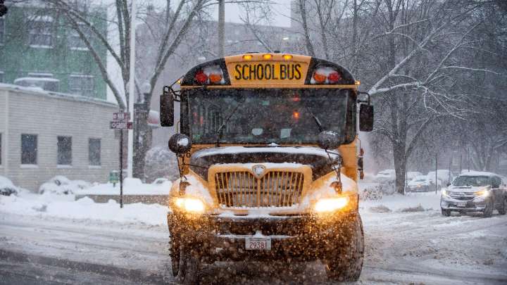 Winter storm in Mass., NH. How much snow are we getting today?