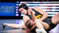 Iowa women's wrestling defeats Grand View in dual on the road