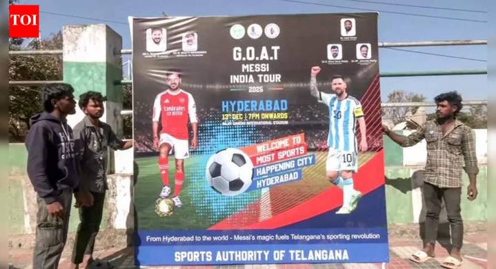 Match day mania: Hyderabad gears up for Messi arrival; 3k police, 450 CCTV cams deployed