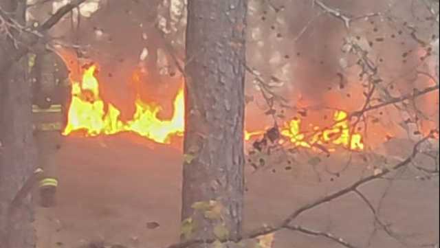 Fire burning at Upstate apartment complex, witnesses say