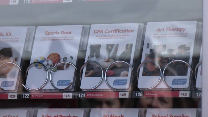 Light the World Giving Machine aids Valley families in need