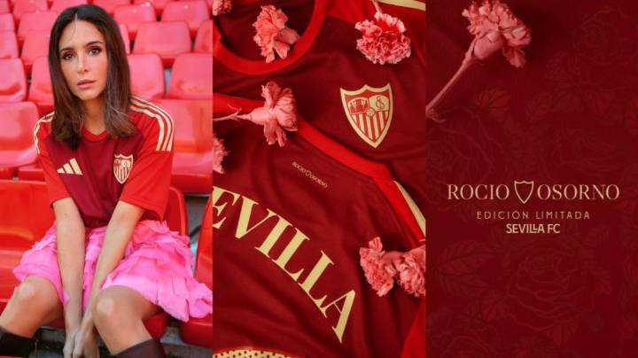 El Sevilla FC lanza una camiseta de edición limitada junto a Rocío Osorno