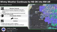 Northwest Arkansas under winter weather advisory; several accidents reported across region early Monday