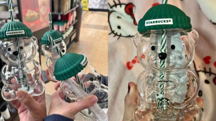Vaso 'Oso Bearista' de Starbucks alcanza los 7 mil pesos en reventa