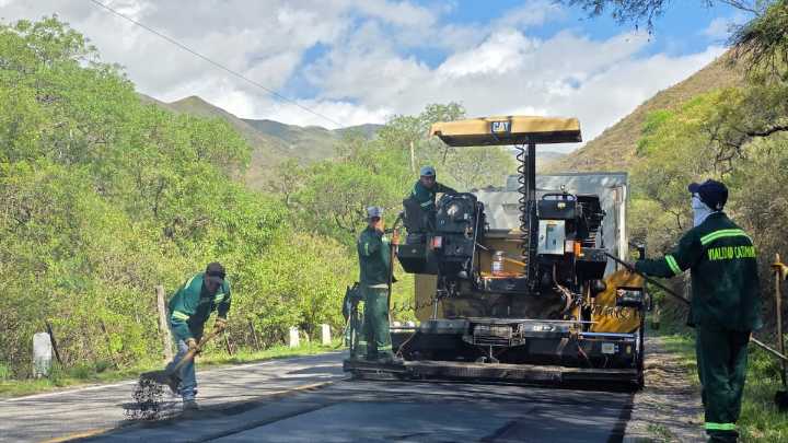 Vialidad Provincial inició la repavimentación de la Ruta Provincial Nº 4