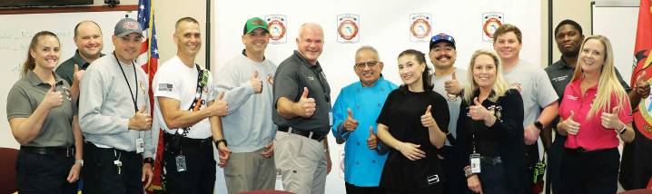 Guru Indian Restaurant  Honors Clermont Fire, Police, First Responders