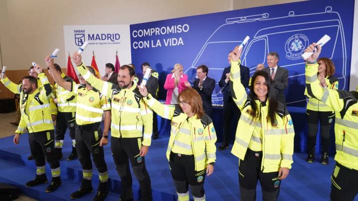 Un centenar de técnicos de emergencias se incorporan a Samur-PC: "Somos los primeros en llegar y salvamos vidas"