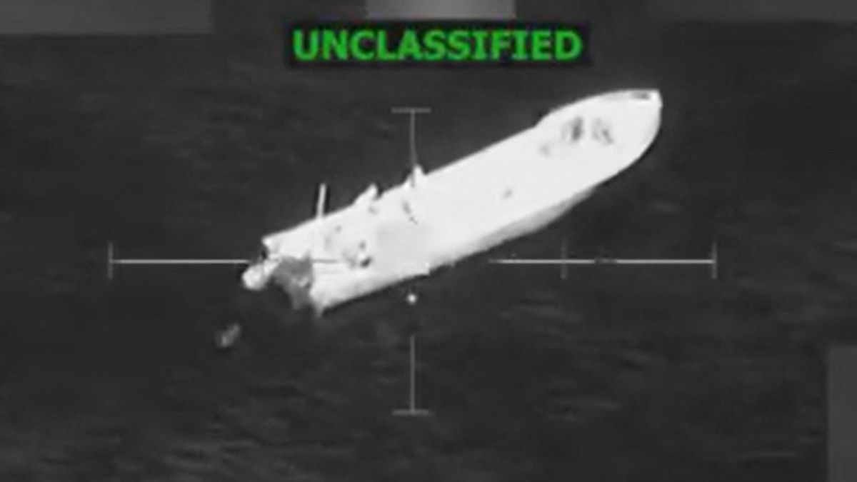 Video | Ataque aéreo de EE. UU. contra narcolancha en el Pacífico deja cuatro muertos - Canal 1