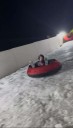 Abre Parque Central tobogán de hielo por temporada navideña