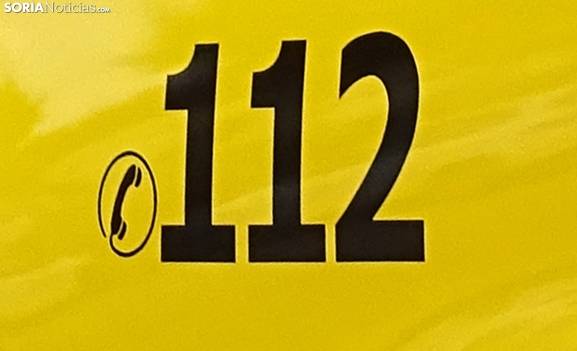 Un motorista de 62 años resulta herido en Oncala tras sufrir una caída al esquivar un buitre