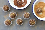 For a healthier holiday treat, try these no-bake sugarplum energy balls