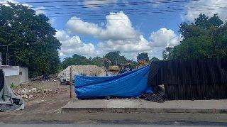 Maquinaria y bacheo: millonario robo