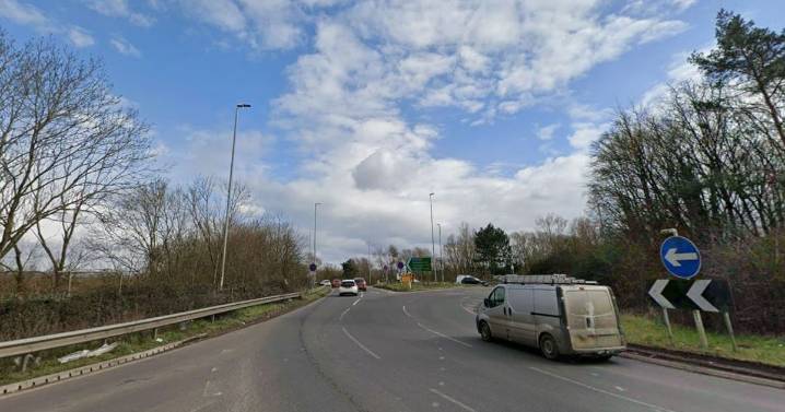Live: A-road near Gloucester blocked after tractor overturns