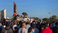 Realizan peregrinación y misa en La Puntilla en honor de la Virgen de Guadalupe