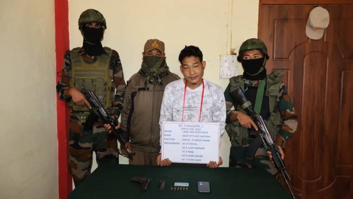 Security forces apprehend NSCN (K–Niki Sumi) cadre in Arunachal’s Tirap
