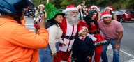 Santa Claus llegó a la Cota Mil para darle la bienvenida a la Navidad