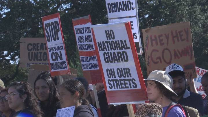 Protests against ICE, Border Patrol take place in several capital area cities Saturday