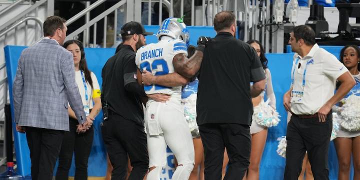 REPORT: Lions’ safety Brian Branch suffers torn Achilles.