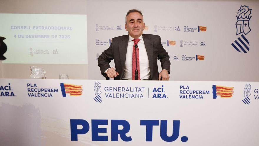 El portavoz del nuevo Consell de Llorca evita admitir errores de la Generalitat en la dana