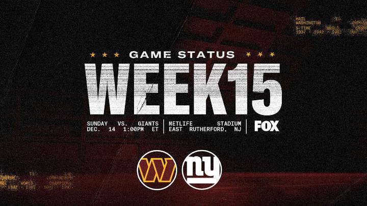 Game status | Chris Rodriguez, Deebo Samuel QUESTIONABLE for Sunday vs. Giants