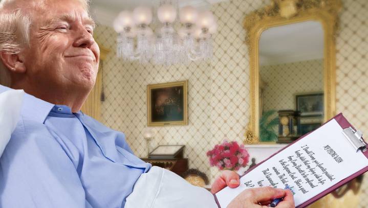 Trump Preemptively Pens Dying Wish Canceling Out RBG's Dying Wish