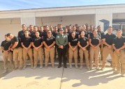 Roberto Torres Ríos presenta la AIC a cadetes en Monclova