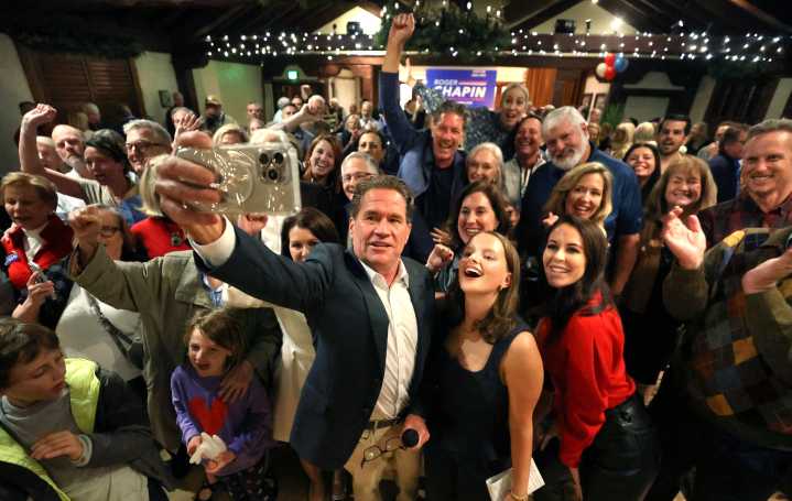 Roger Chapin and Mira Tanna election watch parties