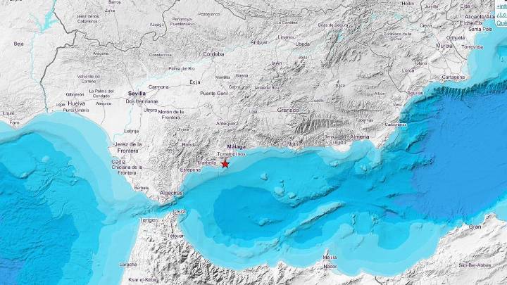 Un terremoto de magnitud 4.9 sacude Málaga