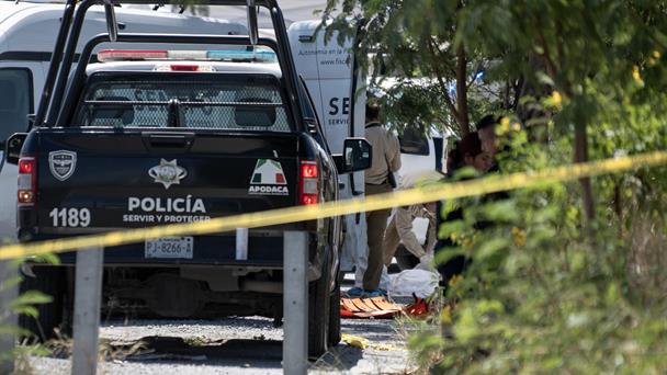 Cinco presuntos delincuentes muertos en enfrentamiento con policías en Nuevo León