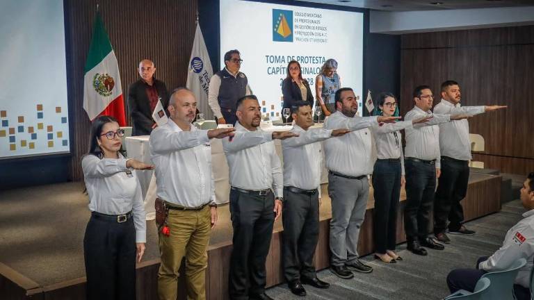 Rinde protesta nuevo presidente del Colegio Mexicano de Profesionales en Gestión de Riesgos y Protección Civil Capítulo Sinaloa