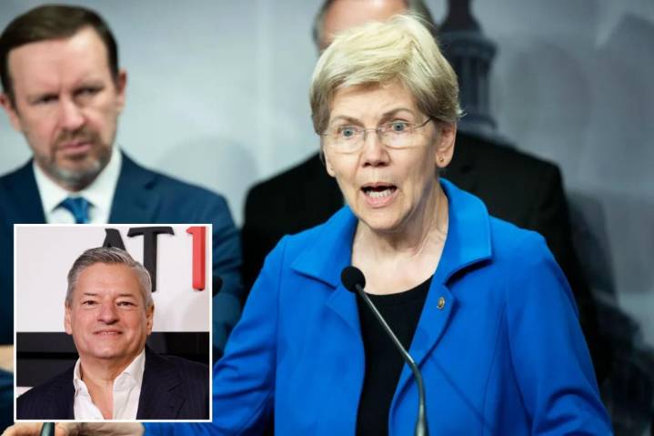 Elizabeth Warren calls Netflix's deal for WBD an 'anti