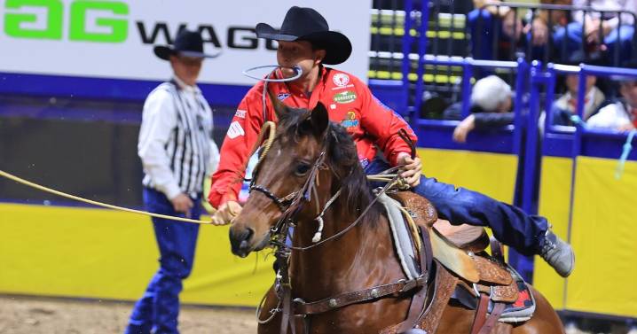NFR Round 9: Haven Meged hits paydirt; Sam Petersen in mix entering final night