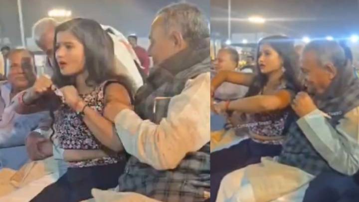 Bihar: Samastipur Deputy Mayor & Jan Suraaj Candidate For Bihar Polls Watches ‘Obscene’ Dance, Seats Female Dancer Beside Him