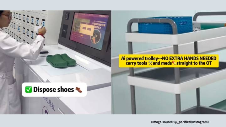 Indian woman gives tour of China’s ‘futuristic hospital’ with AI-powered surgical trolley; video goes viral