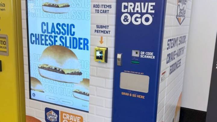 White Castle automated kiosk debuts at Logan Airport