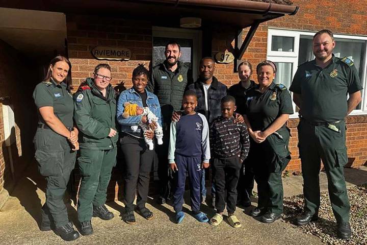 Mom Reunites with First Responders Who Saved Her Life While Pregnant