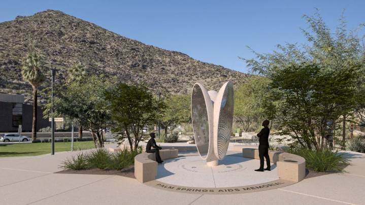 Remembering the past during Palm Springs AIDS Memorial groundbreaking