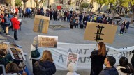 Dos centenares de personas se concentran en Huesca para criticar la "ineficaz política municipal" hacia los barrios