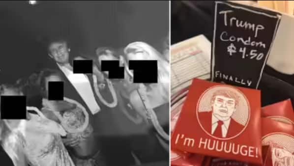 Newly released Epstein photos include novelty Trump-branded condoms, part of 95,000