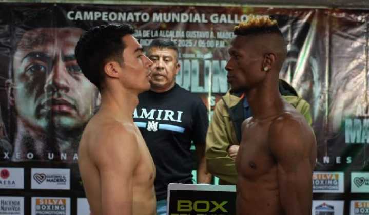 ¡Va por la corona! Chapulín Salas busca el título en Peso Gallo ante Landile Ngxeke