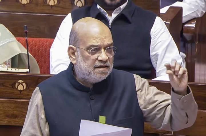 Congress move to split Vande Mataram led to Partition, claims Amit Shah