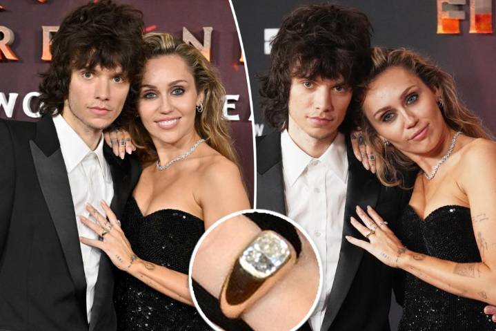 Miley Cyrus’ engagement ring from Maxx Morando