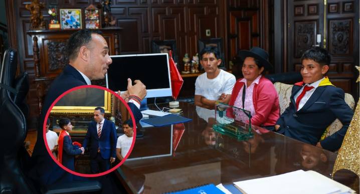 “Pol Deportes” en Palacio: Presidente José Jerí resalta su historia de superación